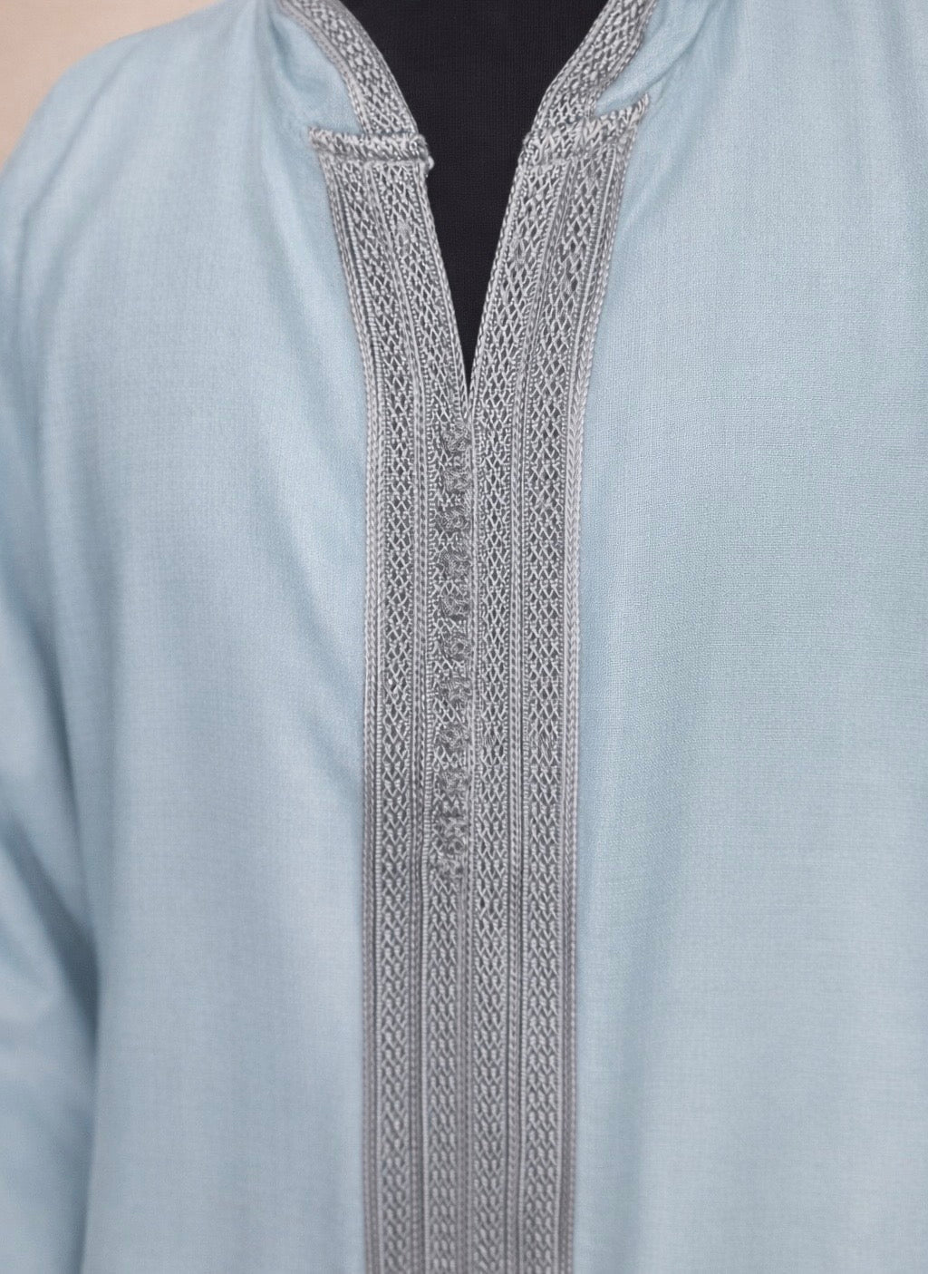 Light Blue Moroccan Djellaba