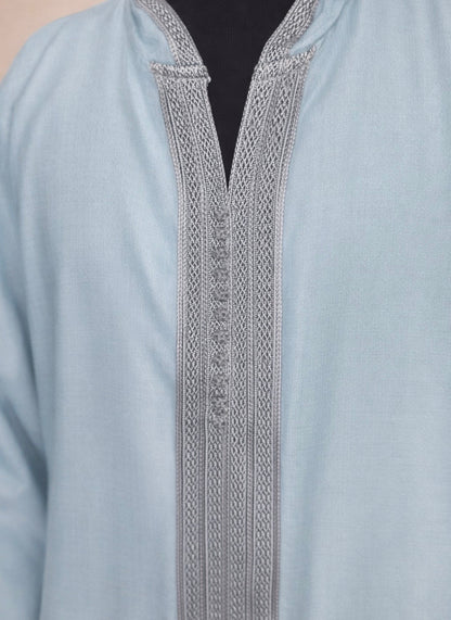 Light Blue Moroccan Djellaba