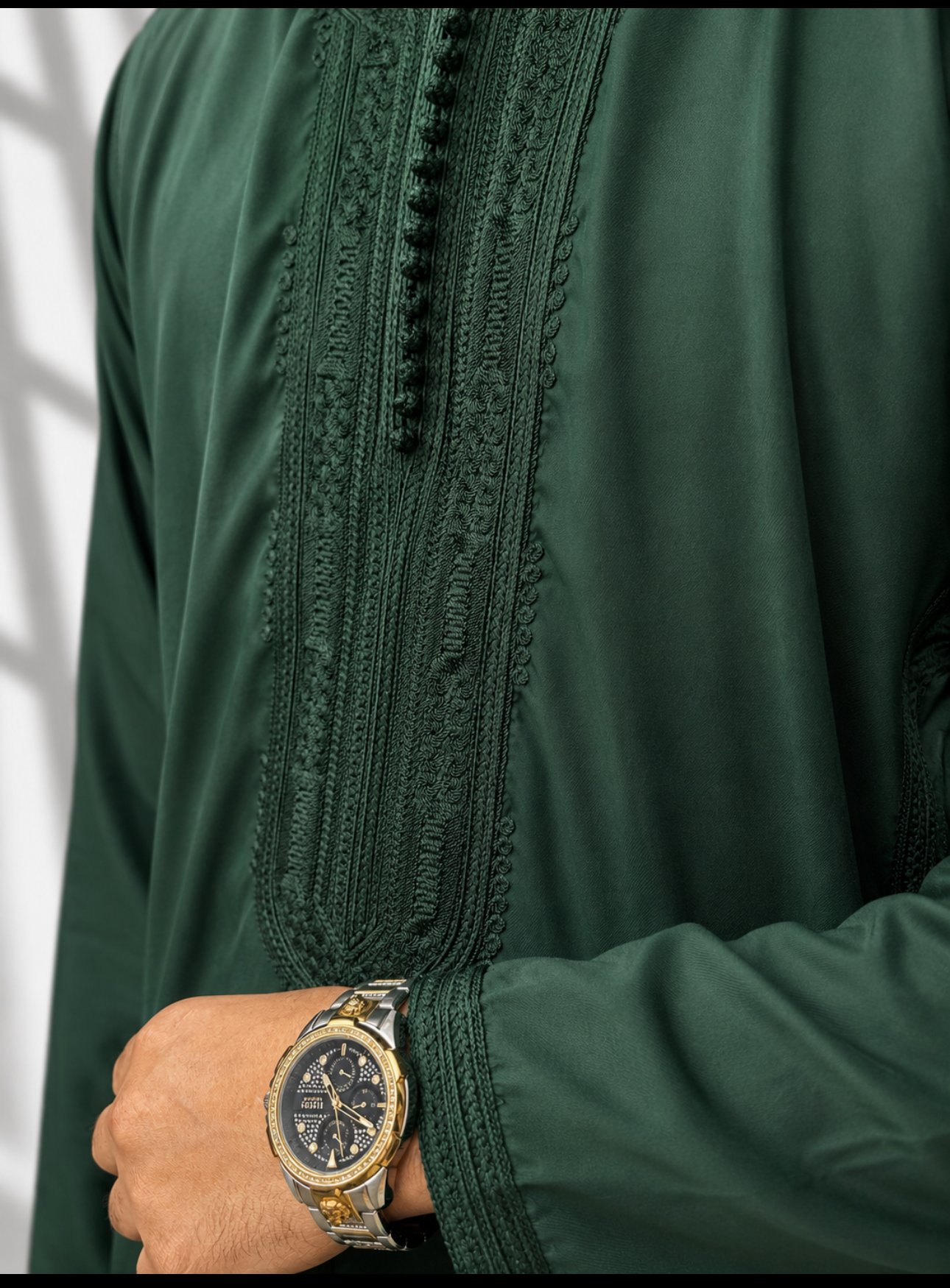 The Emerald Legacy Kaftan - Limited Edition Moroccan Thobe