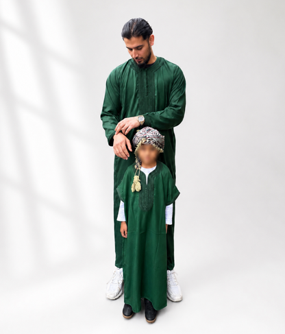 The Emerald Legacy Kaftan - Limited Edition Moroccan Thobe