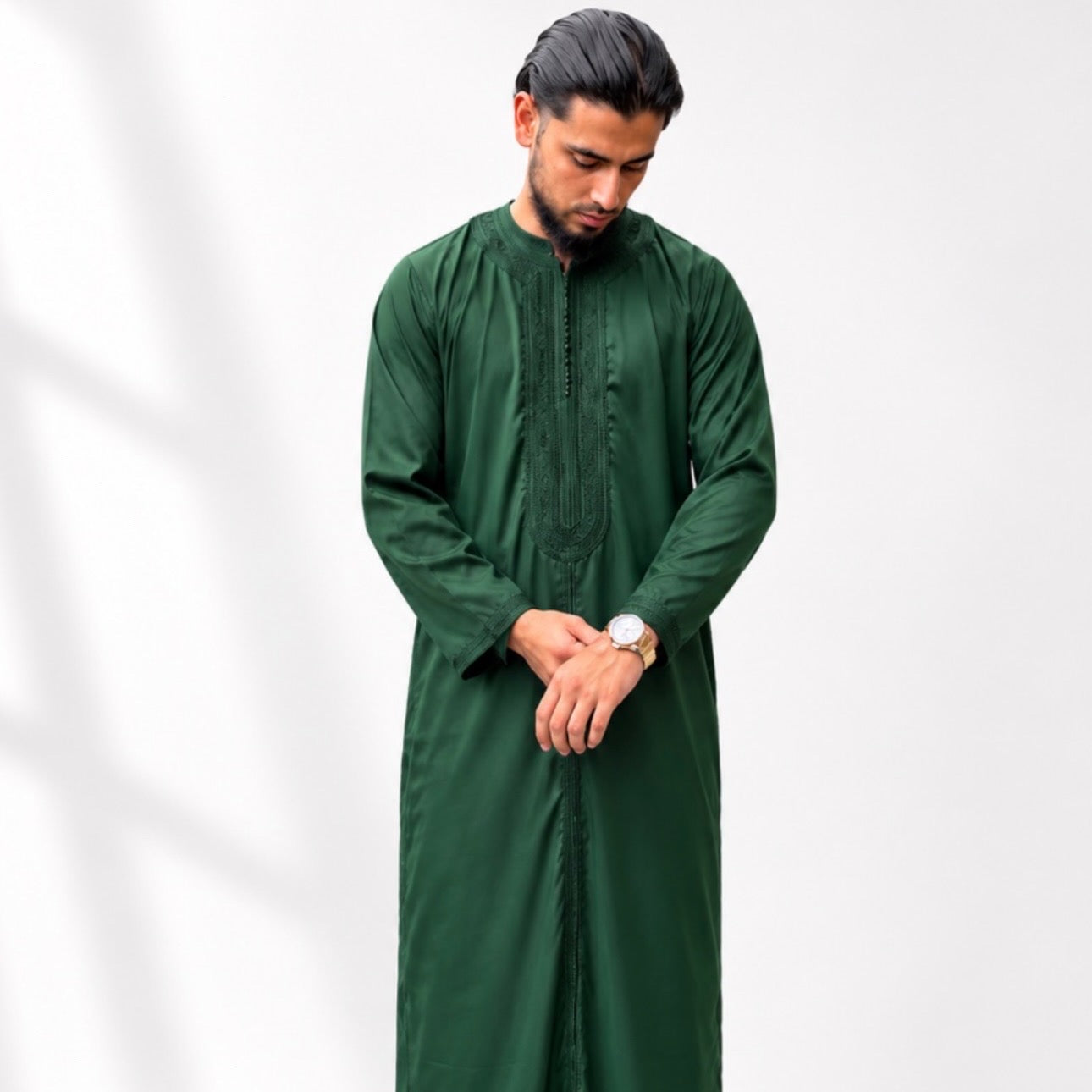 The Emerald Legacy Kaftan - Limited Edition Moroccan Thobe