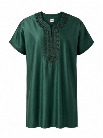 Emerald Noor Kids Gandorah - Kids Moroccan Thobe