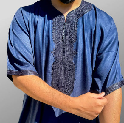 Midnight Royal Moroccan Thobe